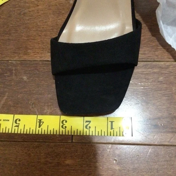 A NewDay Black Thick Heel Shoes Ankle Strap heeled sandal - Picture 10 of 13